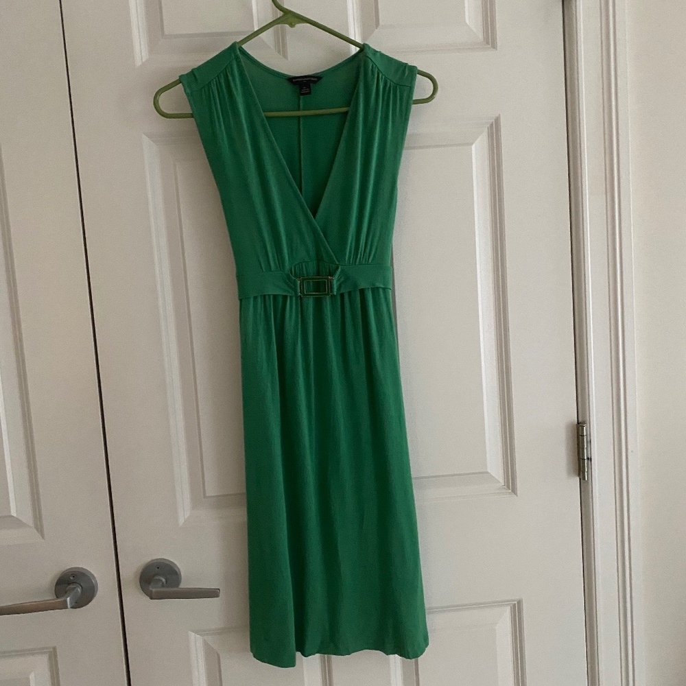 Banana republic green dress